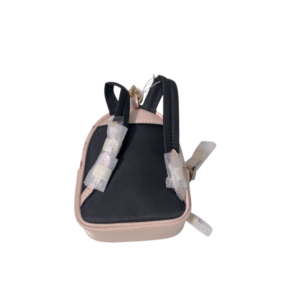 NWT 🌸 COACH 🌸 Mini Court Backpack Bag Charm With Rosette Print - Picture 5 of 5